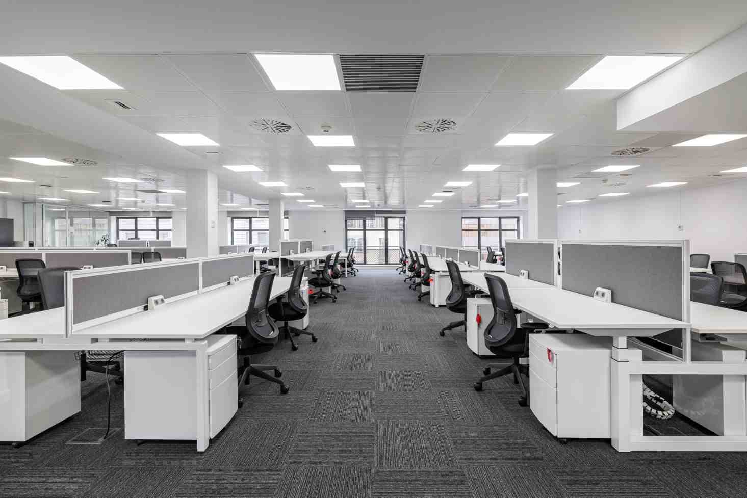 A clean office